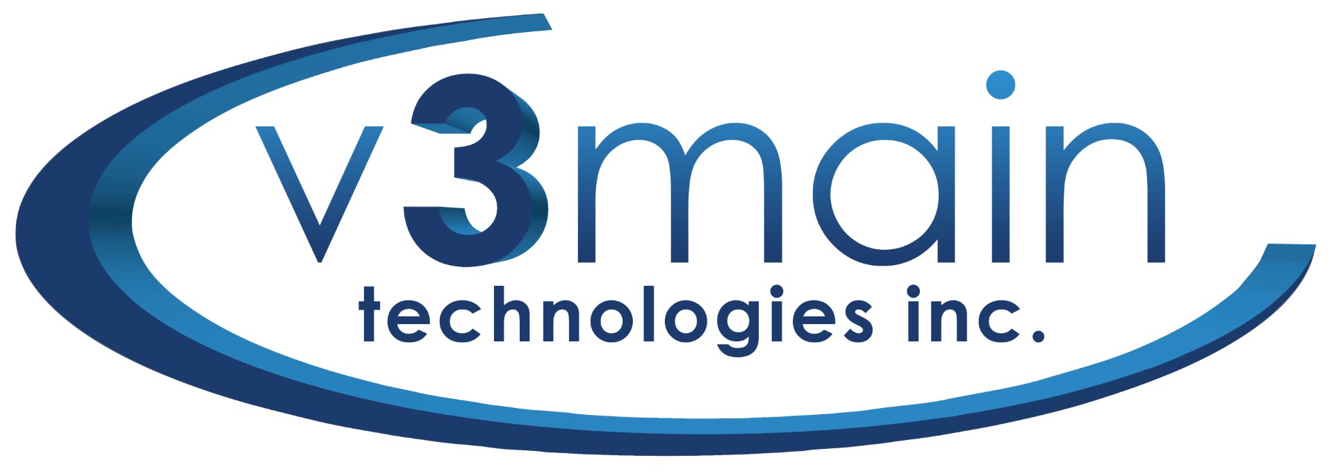 Logo and home page for V3Main Technologies Inc