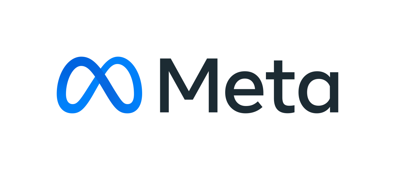 Meta logo and link